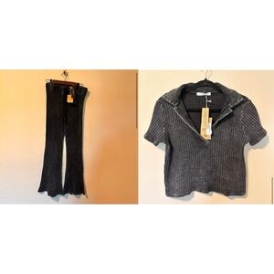 Project Social T Ribbed Lounge Set NWT